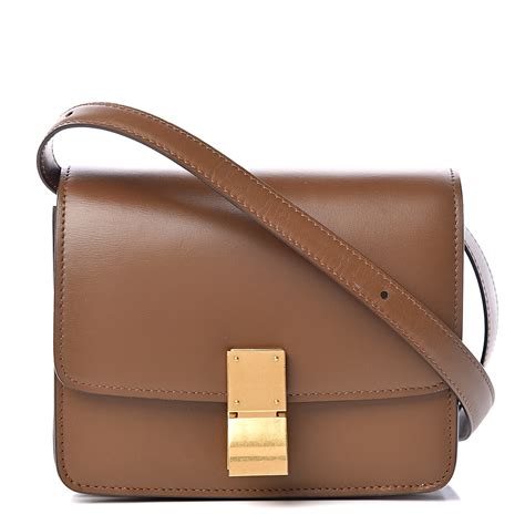 celine classic box small camel|CELINE Box Calfskin Small Classic Box Bag Camel.